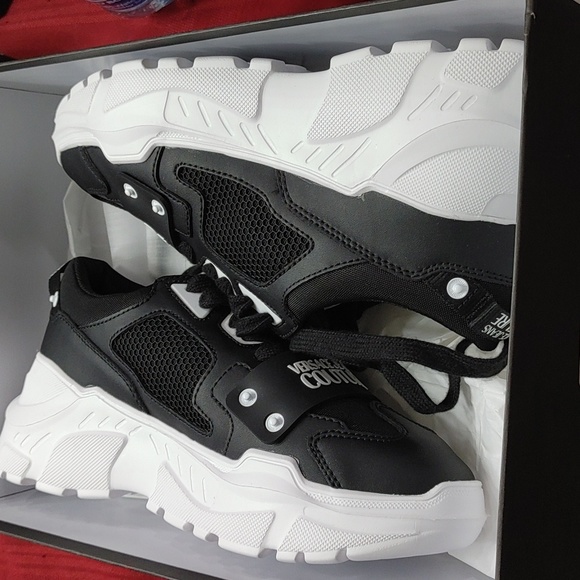 🆕 Versace Jeans Couture panelled chunky sneakers size 40